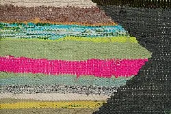 Tapis berbère marocain Boucherouite 145 x 260 cm