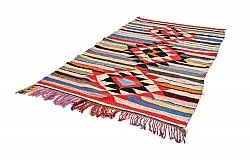 Tapis berbère marocain Boucherouite 145 x 250 cm