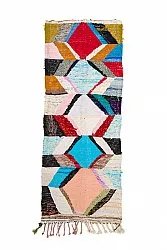 Tapis berbère marocain Boucherouite 370 x 190 cm