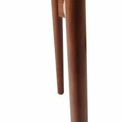 Chaise - Ystad (noyer/beige) - 2 pièces
