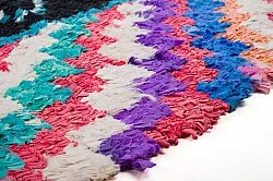 Tapis berbère marocain Boucherouite 250 x 155 cm