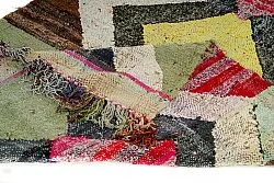 Tapis berbère marocain Boucherouite 135 x 230 cm