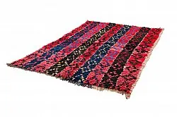 Tapis berbère marocain Boucherouite 135 x 205 cm