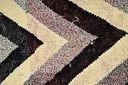 Tapis berbère marocain Boucherouite 150 x 280 cm