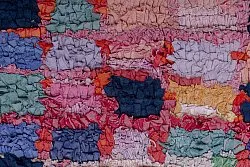 Tapis berbère marocain Boucherouite 290 x 150 cm