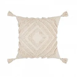 Housse de coussin - Natural Boho 45 x 45 cm (beige)