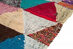 Tapis berbère marocain Boucherouite 130 x 280 cm