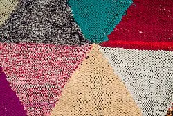 Tapis berbère marocain Boucherouite 130 x 280 cm