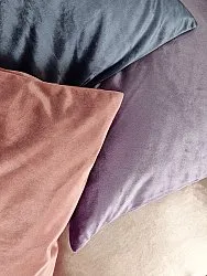 Housse de coussin Marlyn en velours (rose)
