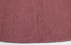 Tapis rond en coton - Billie (bordeaux)