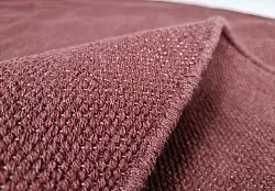 Tapis rond en coton - Billie (bordeaux)