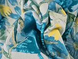 Rideaux - Rideau en coton Cutie (bleu)