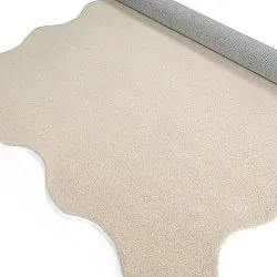 Tapis en laine ondulée - Diu Hand Tufted Wool Premium (crème)