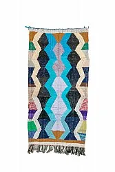 Tapis berbère marocain Boucherouite 155 x 250 cm