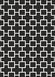 Tapis Intérieurs/Extérieurs - Brussels Silver (noir)