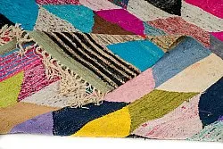 Tapis berbère marocain Boucherouite 165 x 265 cm