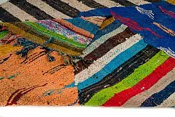Tapis berbère marocain Boucherouite 135 x 230 cm