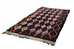 Tapis berbère marocain Boucherouite 130 x 270 cm