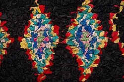 Tapis berbère marocain Boucherouite 130 x 270 cm