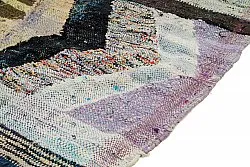 Tapis berbère marocain Boucherouite 155 x 305 cm