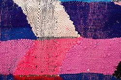Tapis berbère marocain Boucherouite 150 x 305 cm