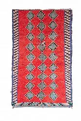 Tapis berbère marocain Boucherouite 285 x 170 cm