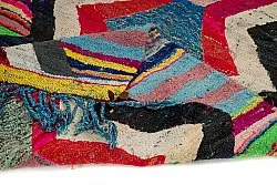 Tapis berbère marocain Boucherouite 125 x 265 cm