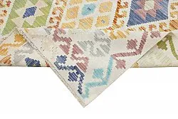 Tapis Oriental - Vegi Kelim Hand Woven - 159 x 200 cm