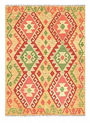 Tapis Oriental - Vegi Kelim Hand Woven - 129 x 177 cm