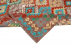 Tapis Oriental - Vegi Kelim Hand Woven - 174 x 241 cm
