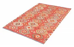 Tapis Oriental - Vegi Kelim Hand Woven - 123 x 172 cm