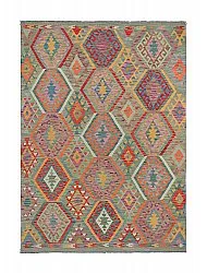 Tapis Oriental - Vegi Kelim Hand Woven - 178 x 248 cm