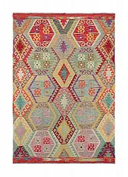 Tapis Oriental - Vegi Kelim Hand Woven - 172 x 256 cm