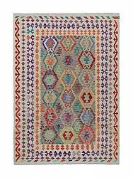 Tapis Oriental - Vegi Kelim Hand Woven - 175 x 245 cm