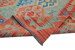 Tapis Oriental - Vegi Kelim Hand Woven - 196 x 292 cm