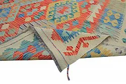 Tapis Oriental - Vegi Kelim Hand Woven - 202 x 294 cm