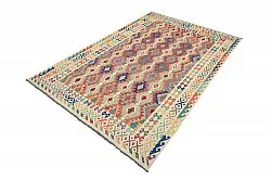 Tapis Oriental - Vegi Kelim Hand Woven - 202 x 293 cm