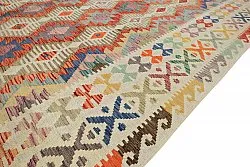 Tapis Oriental - Vegi Kelim Hand Woven - 202 x 293 cm