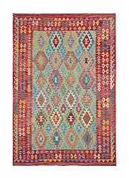 Tapis Oriental - Vegi Kelim Hand Woven - 199 x 295 cm