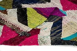 Tapis berbère marocain Boucherouite 135 x 230 cm