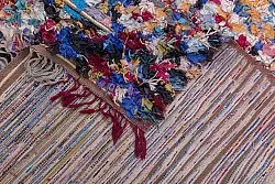 Tapis berbère marocain Boucherouite 370 x 145 cm