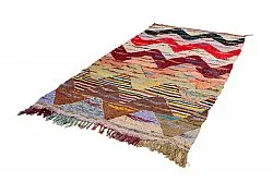Tapis berbère marocain Boucherouite 160 x 295 cm