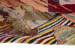 Tapis berbère marocain Boucherouite 160 x 295 cm