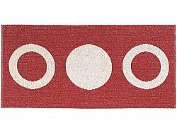 Tapis en plastique - Le tapis de Horred Circle (rouge)