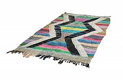 Tapis berbère marocain Boucherouite 130 x 220 cm