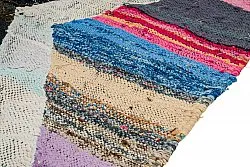 Tapis berbère marocain Boucherouite 130 x 220 cm