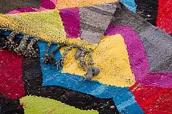Tapis berbère marocain Boucherouite 140 x 275 cm