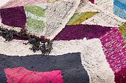 Tapis berbère marocain Boucherouite 130 x 240 cm