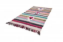 Tapis berbère marocain Boucherouite 145 x 295 cm