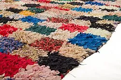 Tapis berbère marocain Boucherouite 280 x 155 cm